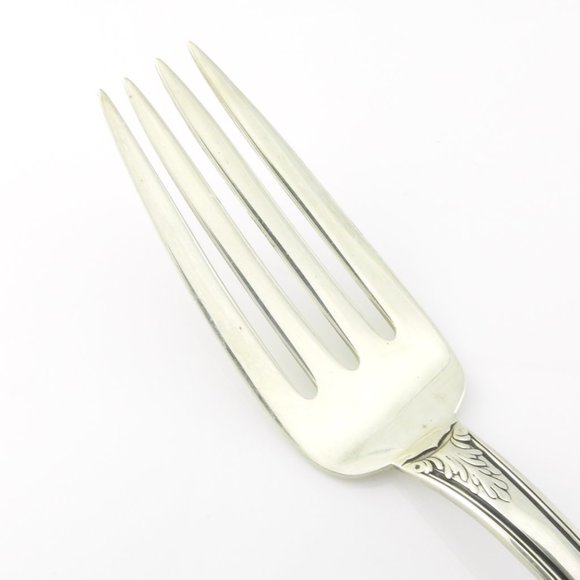 Buccellati Piedmont Sterling Silver Serving Fork #7224 - Picture 1 of 9